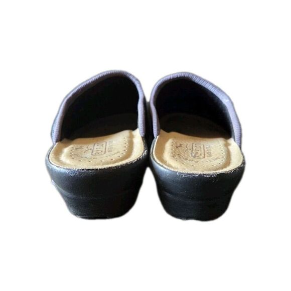 FLY FLOT Mesh Clogs Mules 39 US 8.5 Slip on Made in Italy Comfort Blue Shoe - Picture 5 of 7